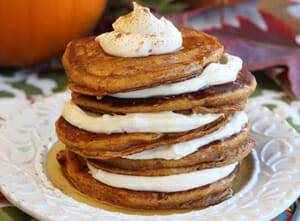 Pumpkin Roll Pancakes – Our Best Bites