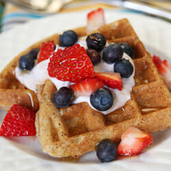 Healthful Full Grain Waffles {3 Strategies!}