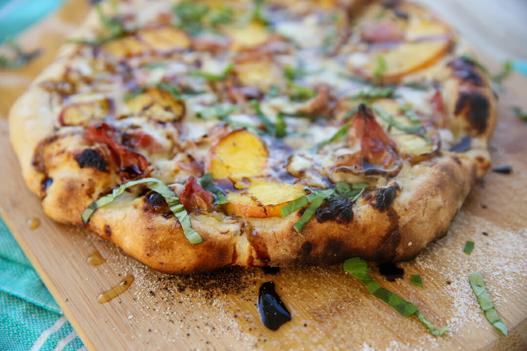 Peach-Prosciutto Pizza – Our Best Bites